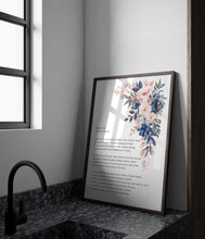 Load image into Gallery viewer, Pablo Neruda Poem Print - Sonnet XVII - I love you without knowing how - poetry wall art UNFRAMED

