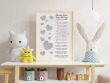 Load image into Gallery viewer, Children Learn What They Live Poem Print - New Parent Gift
