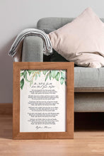 Load image into Gallery viewer, Do not go gentle into that good night... Dylan Thomas Poem Print
