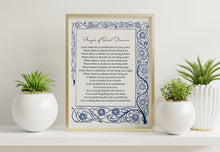 Load image into Gallery viewer, Prayer of Saint Francis - Prayer For Peace - Lord, make me an instrument of your peace - Physical Print Without Frame
