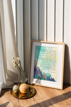 Load image into Gallery viewer, Psalm 23 Art Print – Bible Verse Wall Art, Christian Artwork
