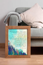 Load image into Gallery viewer, Psalm 23 Art Print – Bible Verse Wall Art, Christian Artwork
