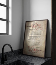 Load image into Gallery viewer, When You Are Old by William Butler Yeats WB Yeats Poetry Wall Art
