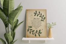 Load image into Gallery viewer, Generosity Prayer Print St. Ignatius Prayer Poster Print - Unframed Prayer Print - Catholic Prayer - Christian wall art
