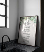 Load image into Gallery viewer, The Difference Poem By Alan Grant - Christian Poetry About Prayer - Physical Print Without Frame
