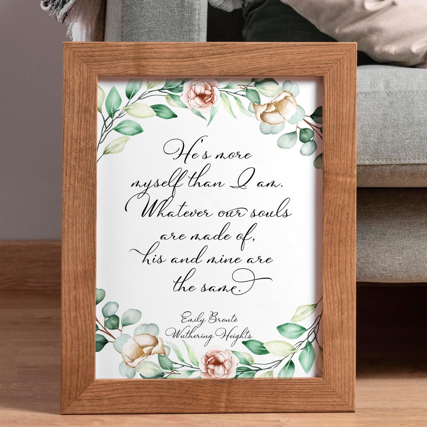 Wuthering Heights Quote Print 