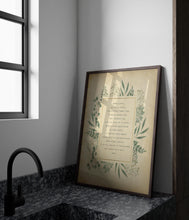 Load image into Gallery viewer, Pater Noster Prayer Print: Our Father Prayer Print, Latin Lord's Prayer
