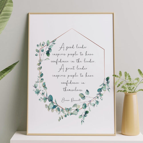 Eleanor Roosevelt Quote Print: 