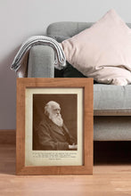 Load image into Gallery viewer, Charles Darwin Quote It is not the strongest of the species that survives... the most adaptable to change - Framed &amp; Unframed Options

