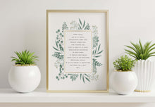 Load image into Gallery viewer, Pater Noster Prayer Print: Our Father Prayer Print, Latin Lord's Prayer
