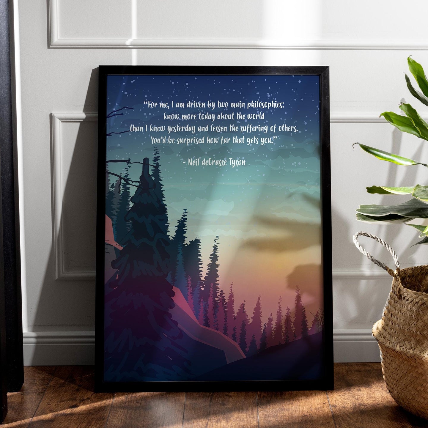 Neil deGrasse Tyson Quote Print - Science Gifts