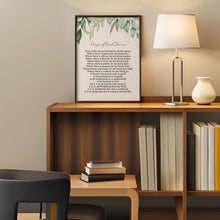 Load image into Gallery viewer, Prayer of Saint Francis Print – Peace Prayer Wall Art – Christian Home Decor – Religious Gift – Framed or Unframed
