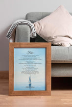 Load image into Gallery viewer, Fear Poem Print by Kahlil Gibran
