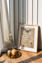 Load image into Gallery viewer, Dracula Book Quote Print Bram Stoker The light of all lights, Literary Wall Art Framed &amp; Unframed Options
