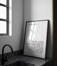 Load image into Gallery viewer, Langston Hughes Poem Print - Dreams Poem - Hold Fast To Dreams UNFRAMED
