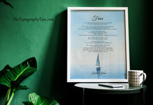 Load image into Gallery viewer, Fear Poem Print by Kahlil Gibran
