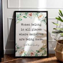 Load image into Gallery viewer, Ruth Bader Ginsburg Quote Print
