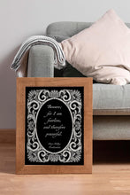 Load image into Gallery viewer, Mary Shelley Frankenstein Poster: “Beware; for I am fearless..." Book Lover Gift
