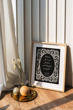 Load image into Gallery viewer, Mary Shelley Frankenstein Poster: “Beware; for I am fearless..." Book Lover Gift
