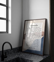 Load image into Gallery viewer, Ozymandias Poem Print by Percy Shelley - King of Kings Poem
