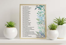 Load image into Gallery viewer, Prayer For Peace Prayer of Saint Francis Lord, make me an instrument of your peace - Prayer print for Home Framed &amp; Unframed Options
