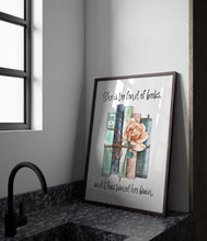 Load image into Gallery viewer, Little Women Poster: Louisa May Alcott Quote Print for Book Nook
