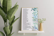 Load image into Gallery viewer, Prayer For Peace Prayer of Saint Francis Lord, make me an instrument of your peace - Prayer print for Home Framed &amp; Unframed Options
