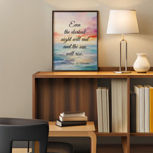 Load image into Gallery viewer, Les Misérables, Les Mis Quote "Even the Darkest Night Will End"
