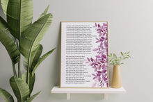 Load image into Gallery viewer, Litany of Humility Poster Print Catholic Prayer for Humility Contemporary Version by Rafael Cardinal Merry del Val
