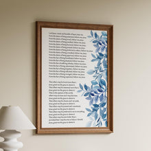 Load image into Gallery viewer, Litany of Humility Poster Print Catholic Prayer for Humility Contemporary Version by Rafael Cardinal Merry del Val
