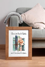 Load image into Gallery viewer, Little Women Poster: Louisa May Alcott Quote Print for Book Nook
