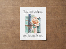 Load image into Gallery viewer, Little Women Poster: Louisa May Alcott Quote Print for Book Nook
