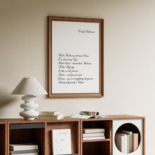 Load image into Gallery viewer, Emily Dickinson Much Madness is divinest Sense - Poetry Wall art - Framed &amp; Unframed Options
