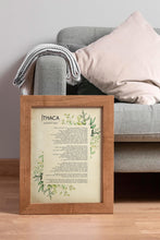 Load image into Gallery viewer, Ithaca Poem Print – C.P. Cavafy Poetry Wall Art, Literary Decor
