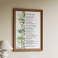 Desiderata By Max Ehrmann Poetry, Poem Print