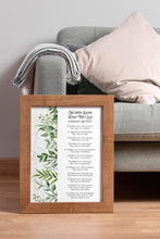 Load image into Gallery viewer, Children Learn What They Live Poem Dorothy Law Nolte Wall Art Poster Print - New Parents Gift - Framed And Unframed Options
