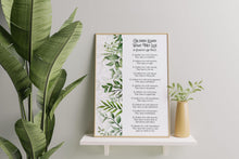 Load image into Gallery viewer, Children Learn What They Live Poem Dorothy Law Nolte Wall Art Poster Print - New Parents Gift - Framed And Unframed Options
