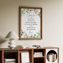 Load image into Gallery viewer, Glory Be Prayer Print "Glory be to the Father..." Modern Catholic Art, Christian Artwork, Framed &amp; Unframed Options
