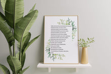 Load image into Gallery viewer, Portuguese Prayer For Peace Prayer of Saint Francis Lord, make me an instrument of your peace - Oração de São Francisco

