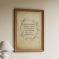Walt Whitman Quote Print: 