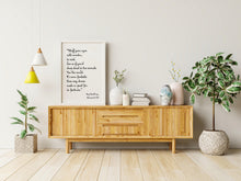 Load image into Gallery viewer, Ray Bradbury Quote Stuff your eyes with wonder, Fahrenheit 451 Book Quote Literary Print, Reading Nook Wall Art - Framed &amp; Unframed Options
