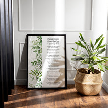 Load image into Gallery viewer, Children Learn What They Live Poem Dorothy Law Nolte Wall Art Poster Print - New Parents Gift - Framed And Unframed Options
