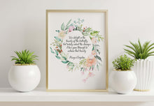 Load image into Gallery viewer, Maya Angelou Print - We delight in the beauty of the butterfly - Unframed inspirational print for Home, Inspirational office wall art
