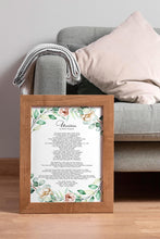 Load image into Gallery viewer, Union By Robert Fulghum Wedding poem wall art - Full Poem

