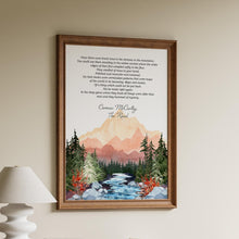 Load image into Gallery viewer, The Road Cormac McCarthy - Once there were brook trout in the streams in the mountains - Physical Print Without Frame
