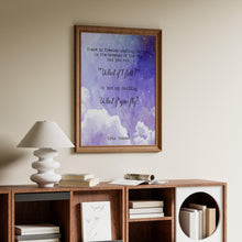 Load image into Gallery viewer, What If You Fly Quote Print – Erin Hanson Poem Wall Art
