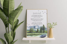 Load image into Gallery viewer, The Lake Isle of Innisfree by William Butler Yeats WB Yeats Poetry, Irish Wall Art Framed &amp; Unframed Options
