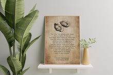 Load image into Gallery viewer, Ernest Hemingway Quote Print, As I ate the oysters... A Moveable Feast Book, Oyster Print in Black and White Unframed &amp; Framed Options
