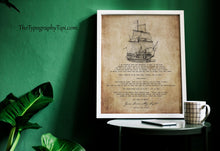 Load image into Gallery viewer, Celebration of Life Gone From My Sight Memorial Poem Print

