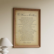 Load image into Gallery viewer, Woman in the arena Daring Greatly Theodore Roosevelt speech Altered from "The Man in the Arena" - Unframed print
